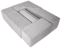 Castle pehme&auml;t rakennuspalikat  11 osaa - Harmaa