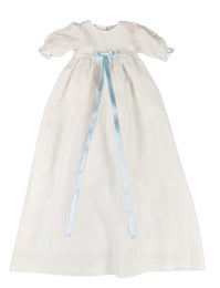 Kastemekko pellava +  Vaaleansininen nauha - Mingnelin