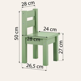 Hoppekids MADS lasten tuoli - hennon vihre&auml;