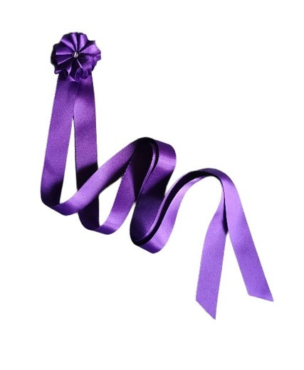 Kastenauha kukka koristeella - Tumma liila