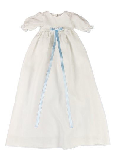 Kastemekko pellava +  Vaaleansininen nauha - Mingnelin